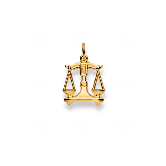 Anhänger 750/18 K Gelbgold, Sternzeichen Waage - 1154.06020/0100