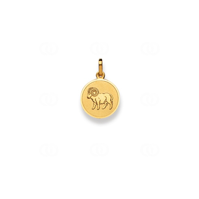 Anhänger 750/18 K Gelbgold Sternzeichen Widder - 1154.05005/0400