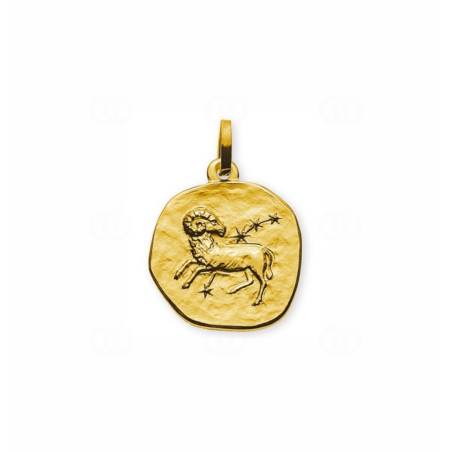 Pendant 750/18 K Yellow Gold, Astrological sign of Aries - AST1052