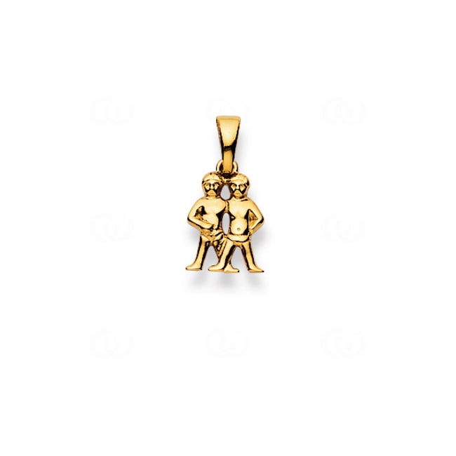 Anhänger 750/18 K Gelbgold, Sternzeichen Zwillinge - 1154.06017/0060