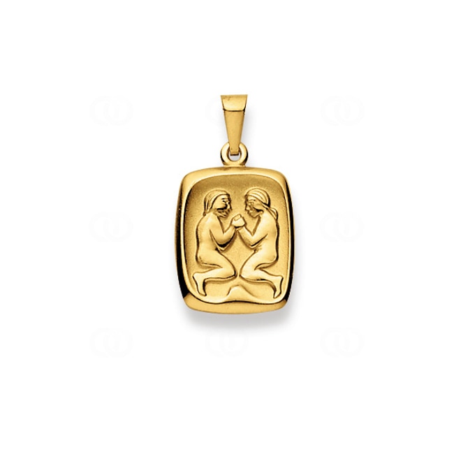 Anhänger 750/18 K Gelbgold, Sternzeichen Zwillinge - 1154.06029/0060