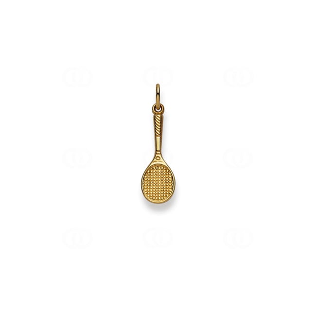 Anhänger 750/18 K Gelbgold, Tennisschläger Anhänger 750/18 K Gelbgold, Tennisschläger - 1156.08519/0002