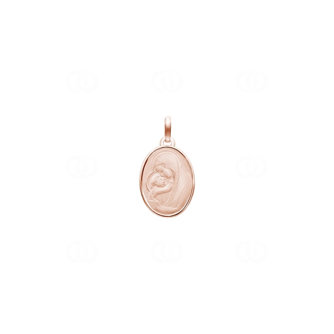 Anhänger 750/18 K Roségold Madonna mit Kind 15x19mm - 35419R
