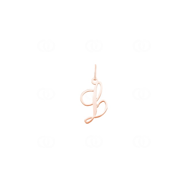 Pendentif or rosé 750/18 ct, Lettre L Pendentif or rosé 750/18 ct, Lettre L - 2930LR