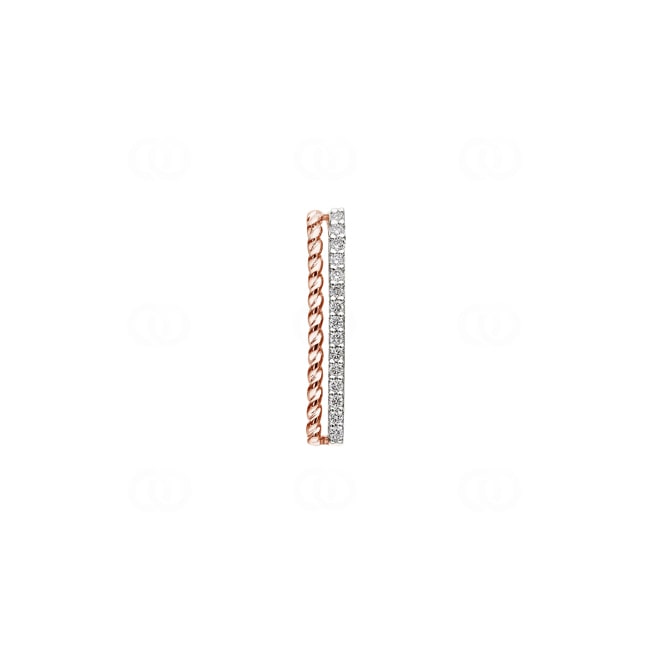 Pendant 750/18 K Rose Gold with Diamonds 0.06 ct H/si - AN-73150-RG