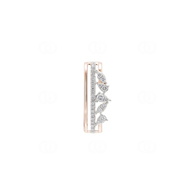 Pendant 750/18 K Rose Gold with Diamonds 0.19 ct H/si - AN-73433-RG