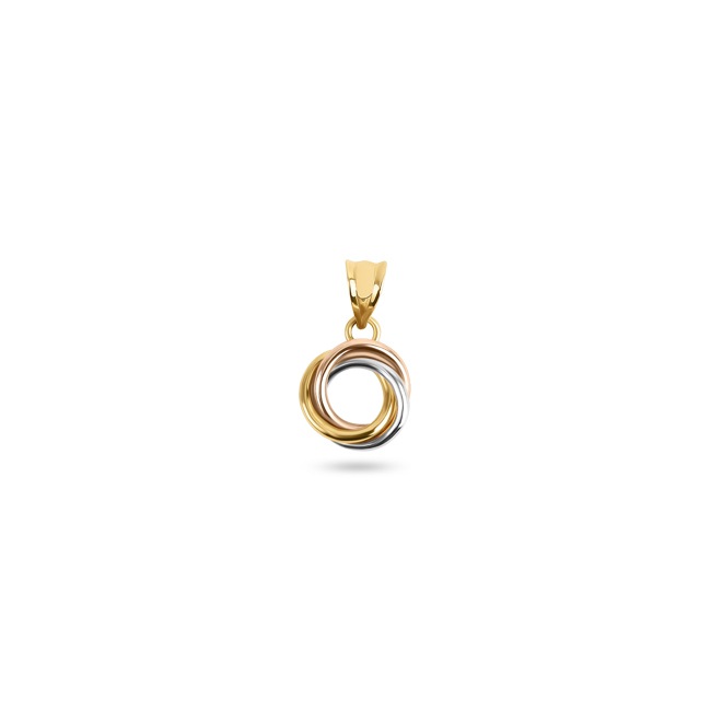 Pendant 750/18 K Three-tone Gold - GLYPND4667/