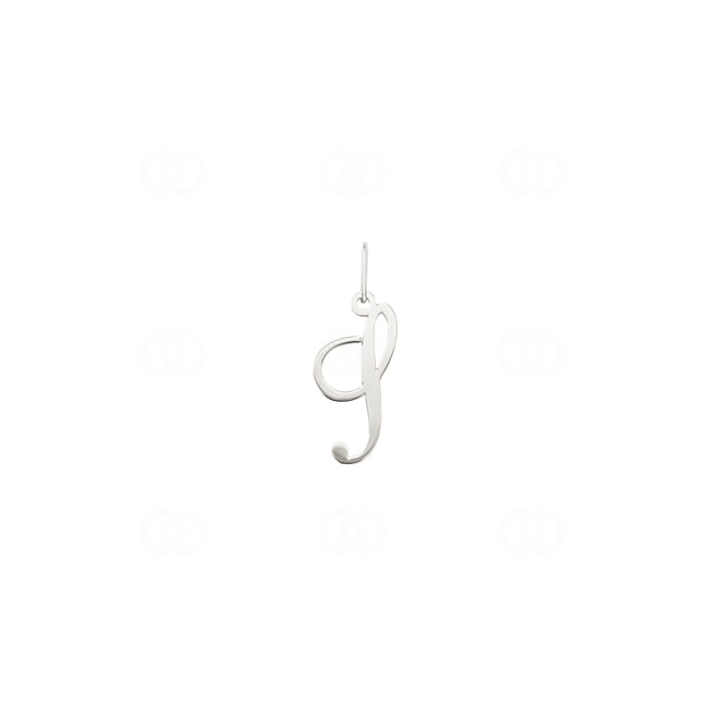 Pendentif or gris 750/18 ct, Lettre S Pendentif or gris 750/18 ct, Lettre S - 2930SG