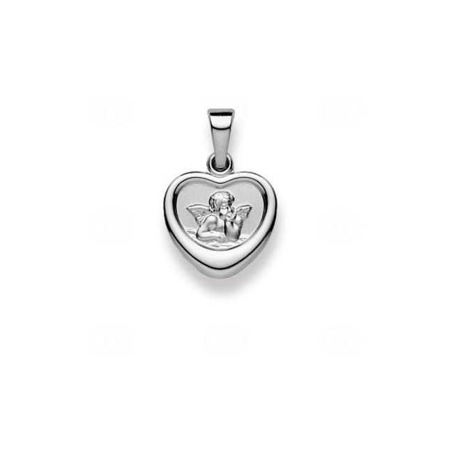 Pendant 750/18 K White Gold Angel - 1258.02557/0120