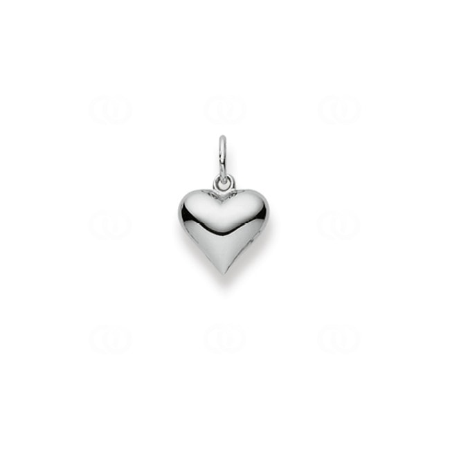 Pendentif or gris 750/18 ct Cœur - 1256.08271/0002
