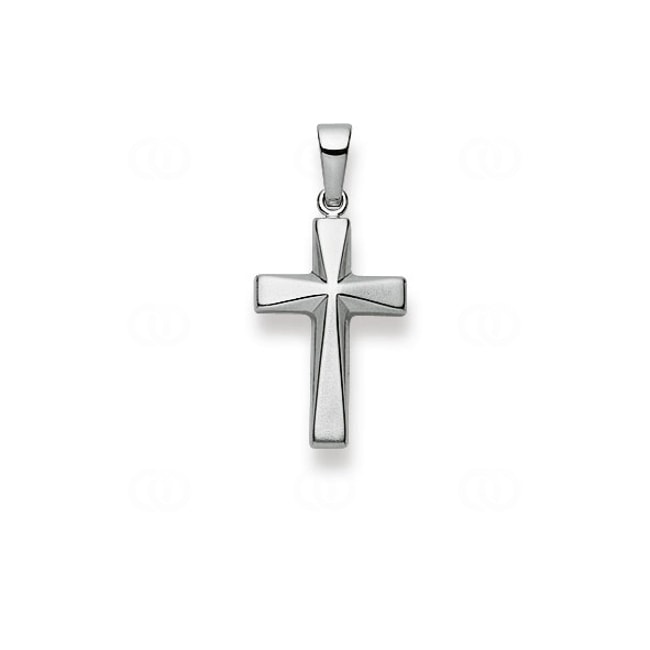 Anhänger 750/18 K Weissgold, Kreuz Anhänger 750/18 K Weissgold, Kreuz - 1258.02861/0001