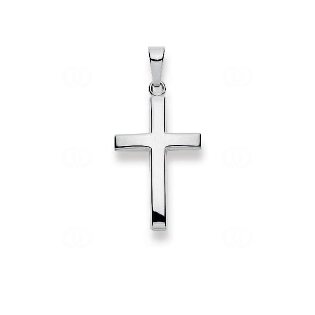 Pendant 750/18 K White Gold, Cross - 1258.03082/0001