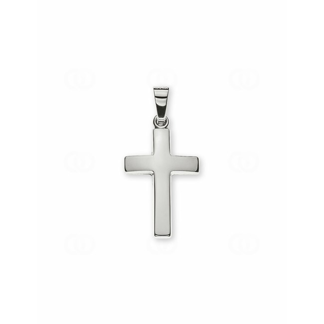 Pendant 750/18 K White Gold Cross - AKR2004