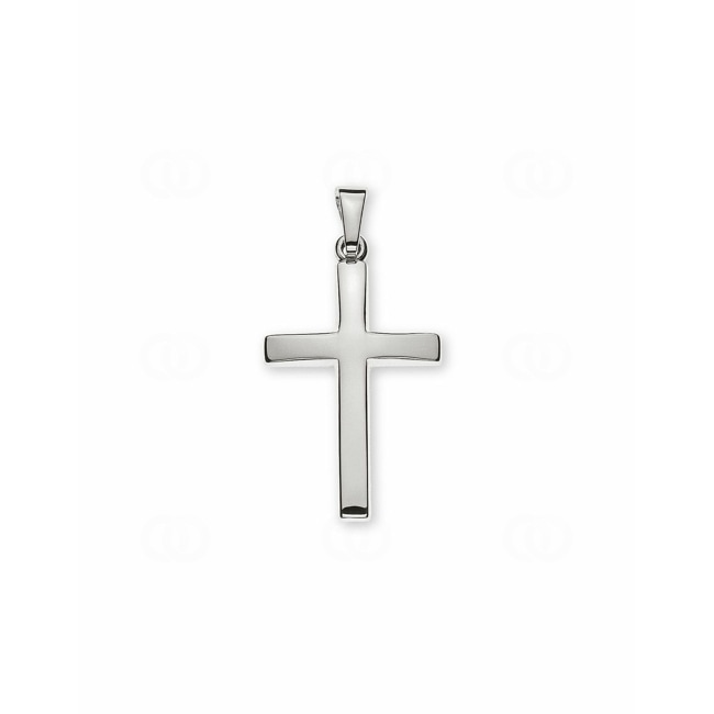 Pendant 750/18 K White Gold Cross - AKR2005