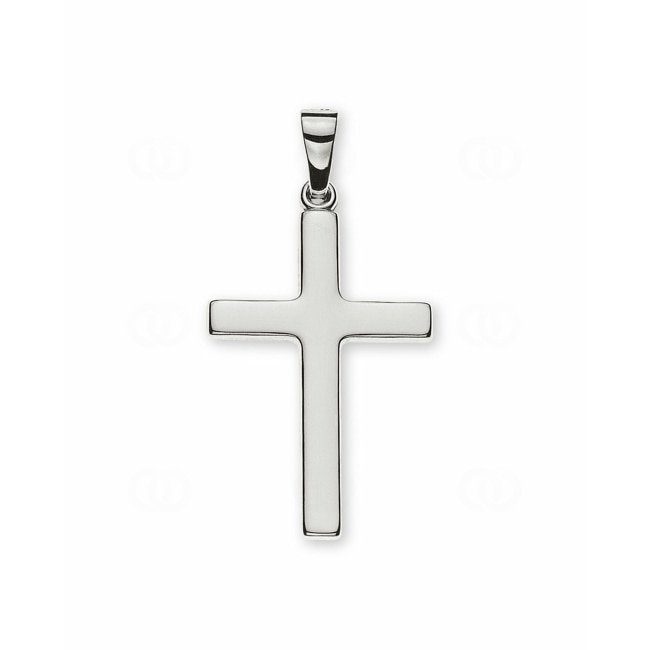 Pendant 750/18 K White Gold Cross - AKR2006