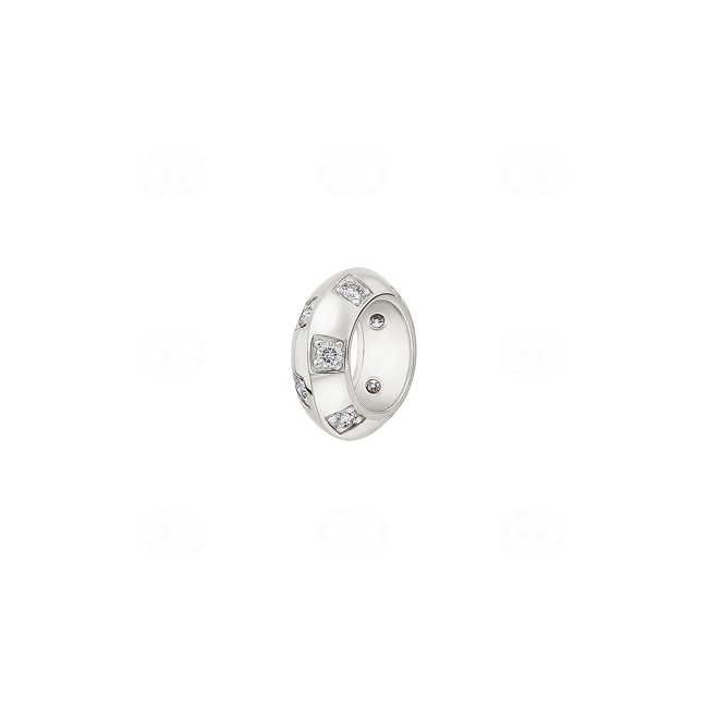 Anhänger 750/18 K Weissgold mit Diamanten 0.25 ct H/si - AN-73405-WG