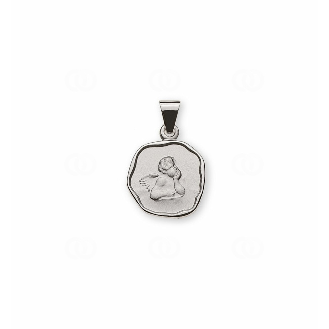Pendant 750/18 K White Gold Guardian Angel - AME2008