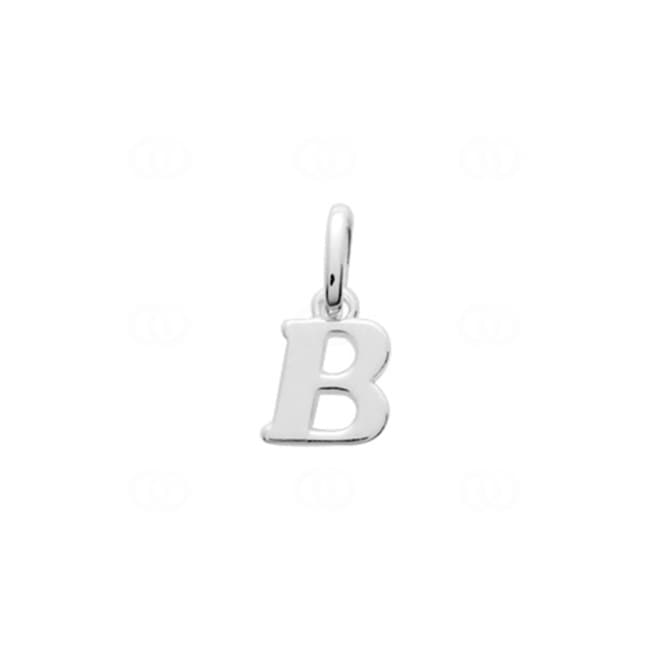 Pendentif argent 925 rhodié Lettre B - 316527.B