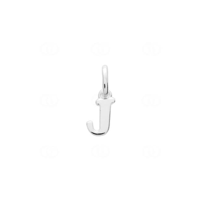 Pendentif argent 925 rhodié Lettre J - 316527.J