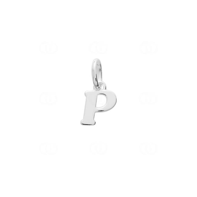Pendant 925 Silver rhodium-plated Letter P - 316527.P