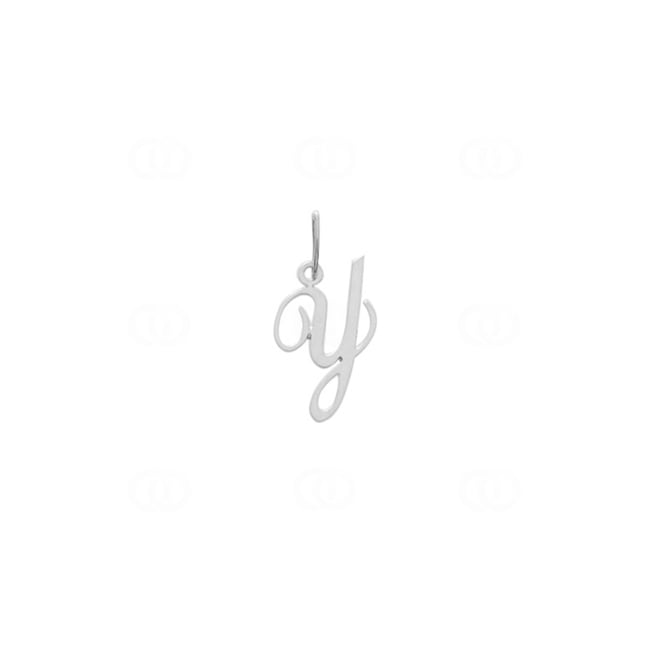 Anhänger 925 Silber rhodiniert Buchstabe Y - 336185.Y