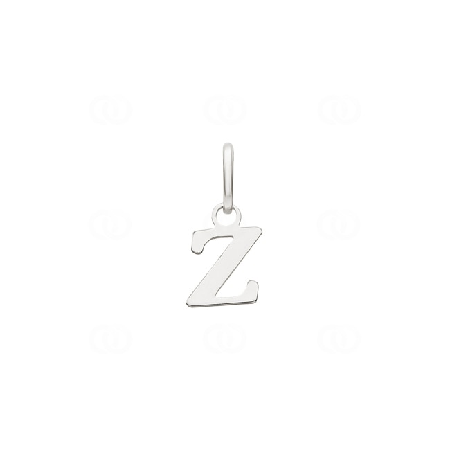 Pendentif Argent 925 rhodié, Lettre Z - 316527.Z