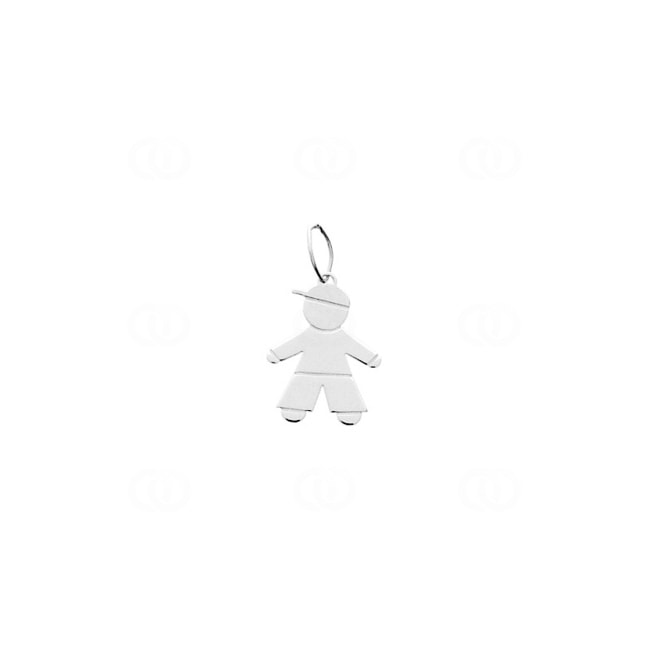 Anhänger 925 Silber rhodiniert Junge - 336235