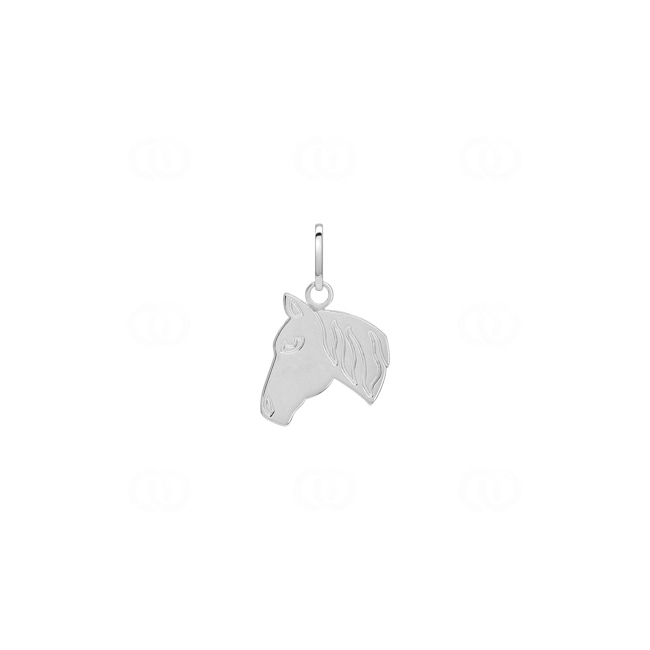 Pendentif Argent 925 rhodié, Cheval - 336282