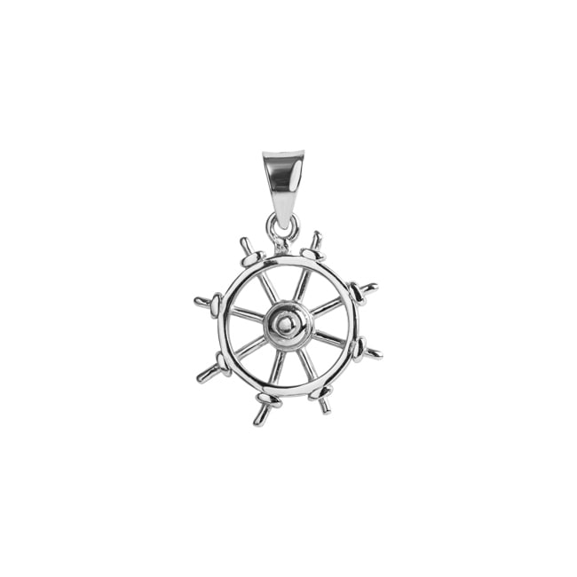 Anhänger 925 Silber Schiffssteuerrad - AN-0016-925