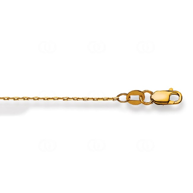 Sanded Cable Chain 750/18 K Yellow Gold 1.1mm - 1142.04095