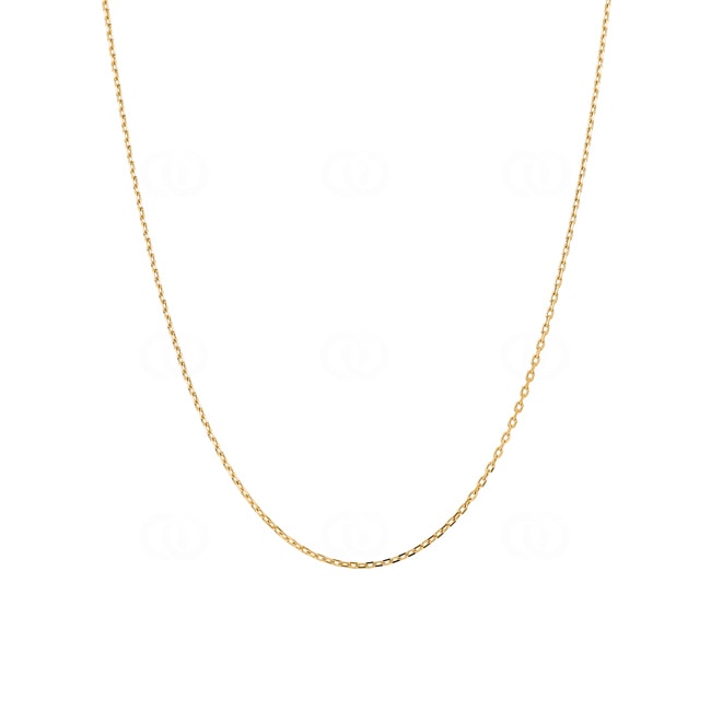 Collier forçat limée or jaune 750/18 ct 1.4mm Collier forçat limée or jaune 750/18 ct 1.4mm - CAN1011