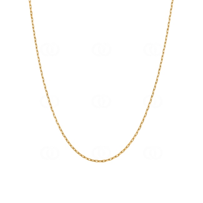Collier forçat limée or jaune 750/18 ct 1.8mm - CAN1012