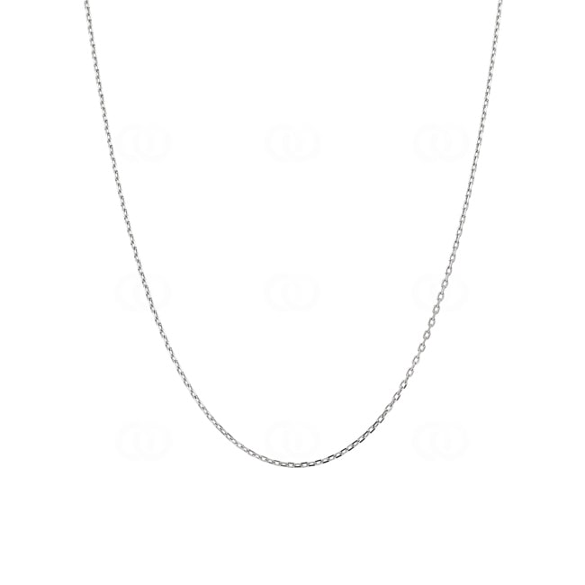 Ankerkette geschliffen 750/18 K Weissgold 1.4mm - CAN2011