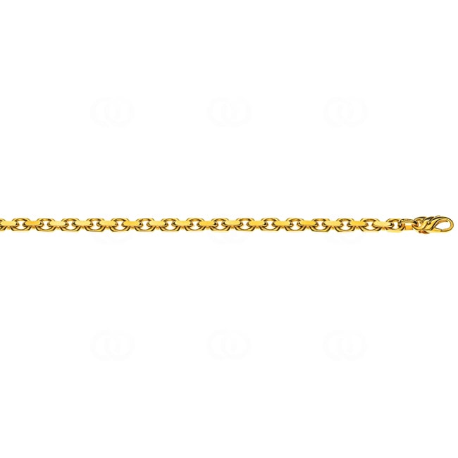 Collier forçat massif or jaune 750/18 ct 5.0mm - CAN1024