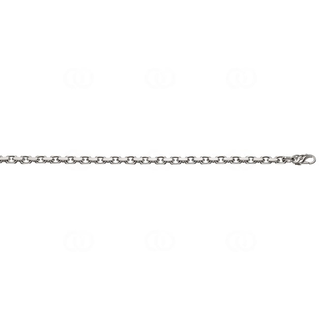 Collier forçat massif or gris 750/18 ct 5.0mm - CAN2024