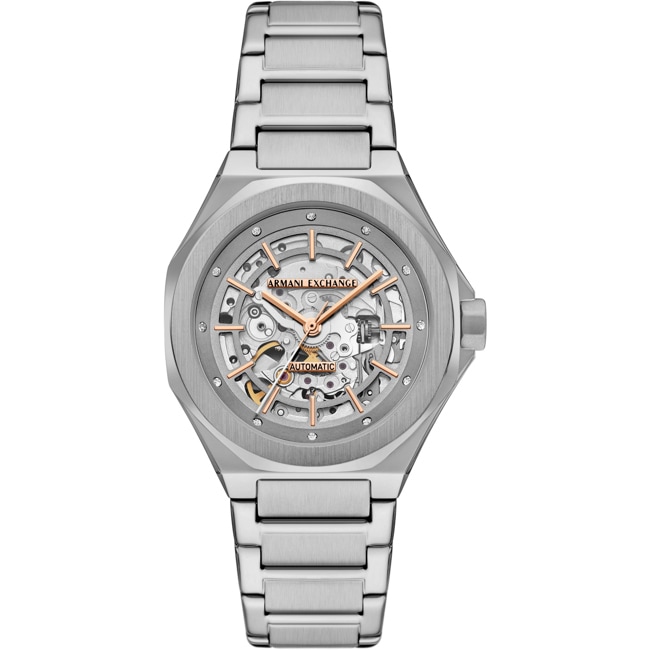Armani Exchange Andrea Automatik 36mm Silbrig - AX4618