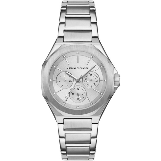 Armani Exchange Andrea Day Date 36mm Silver - AX4622