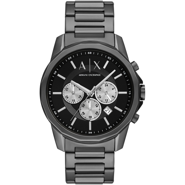 Armani Exchange Banks Chronograph Gunmetal / Schwarz - AX1765