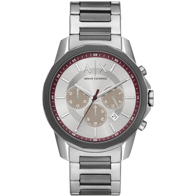 Armani Exchange Banks Chronograph Silbrig / Grau - AX1745