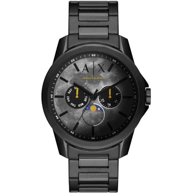 Armani Exchange Banks Moon Schwarz - AX1738