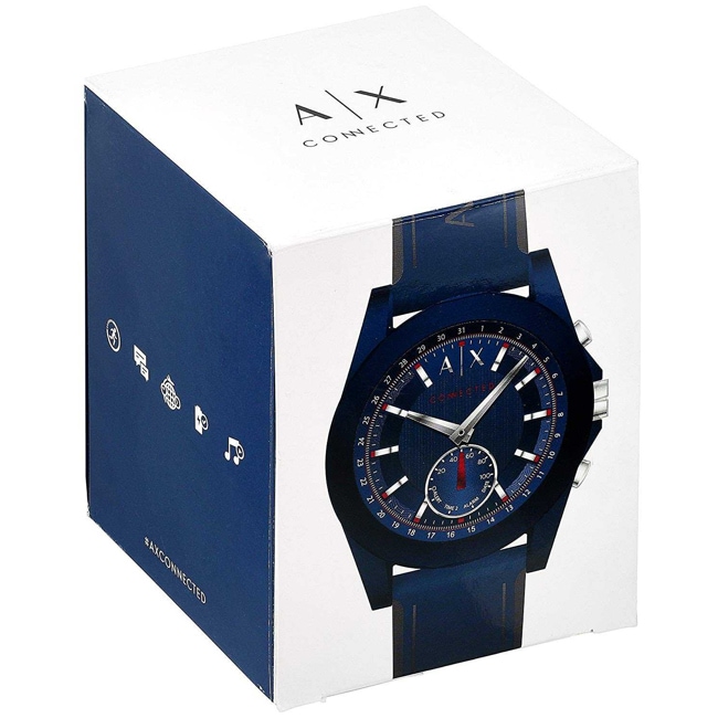 armani exchange connected drexler 48mm smartwatch