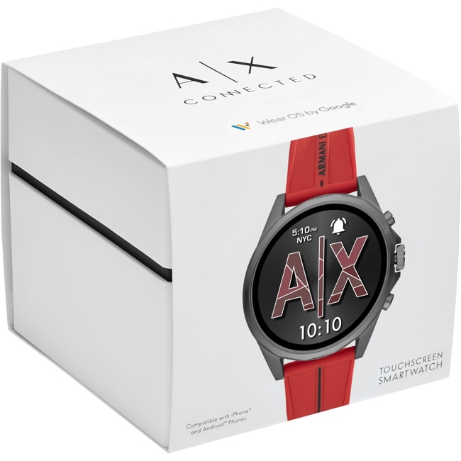 armani exchange connected drexler 48mm smartwatch