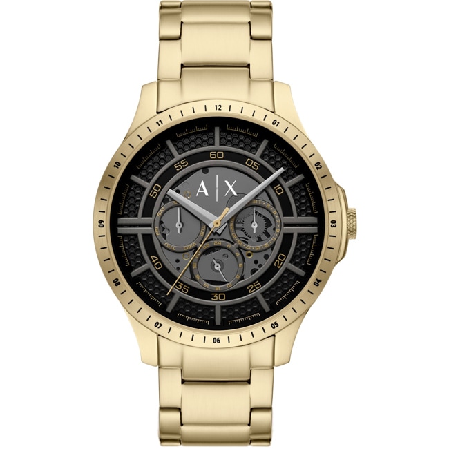 Armani Exchange Hampton Day Date Doré / Noir - AX2461