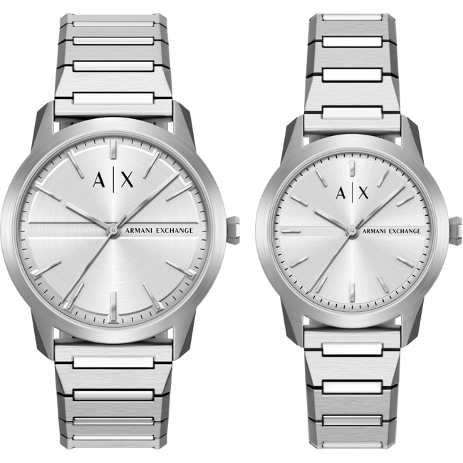 Armani Exchange Lexon Silvery Set - AX7180SET