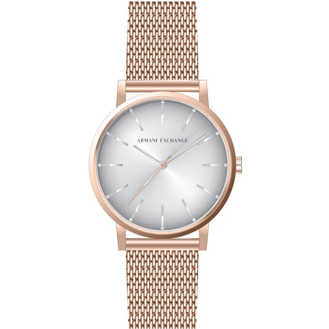 Armani Exchange Lola 36 Silver / Rose - AX5617