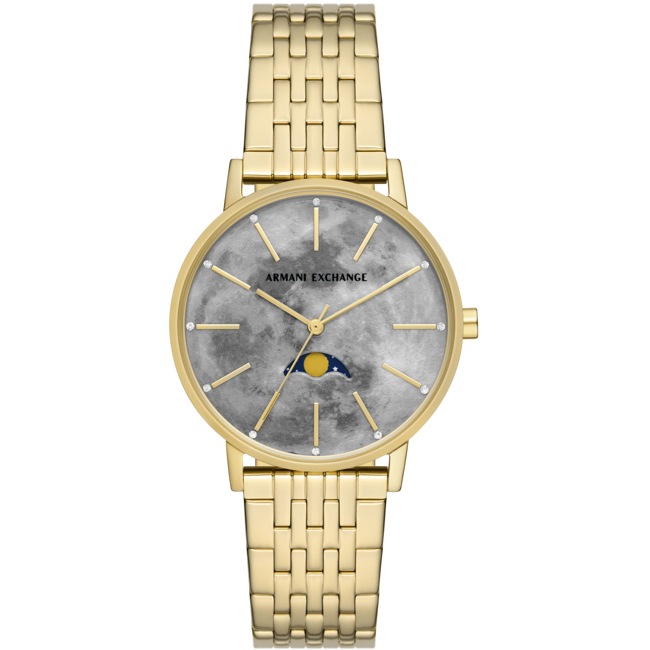 Armani Exchange Lola Moonphase Golden - AX5586