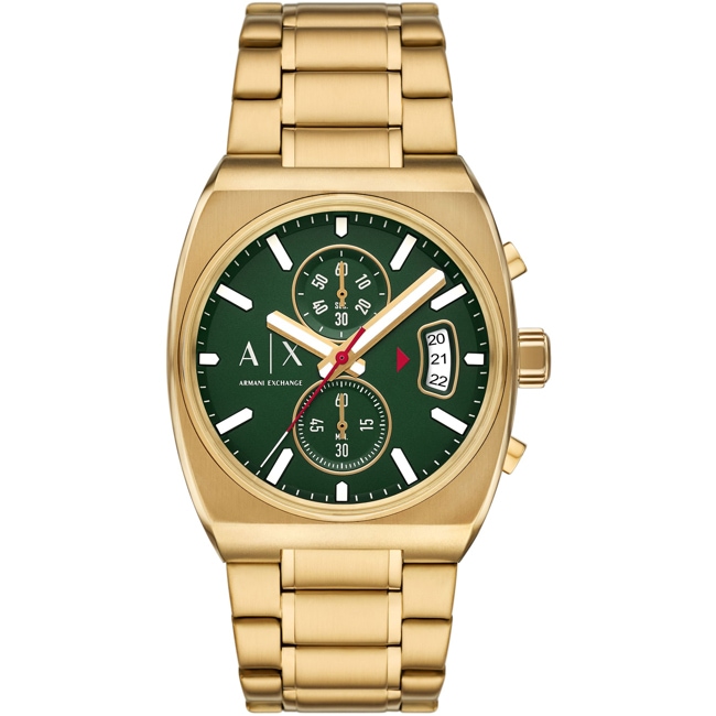 Armani Exchange Oliver Chronograph Gold / Green - AX2822