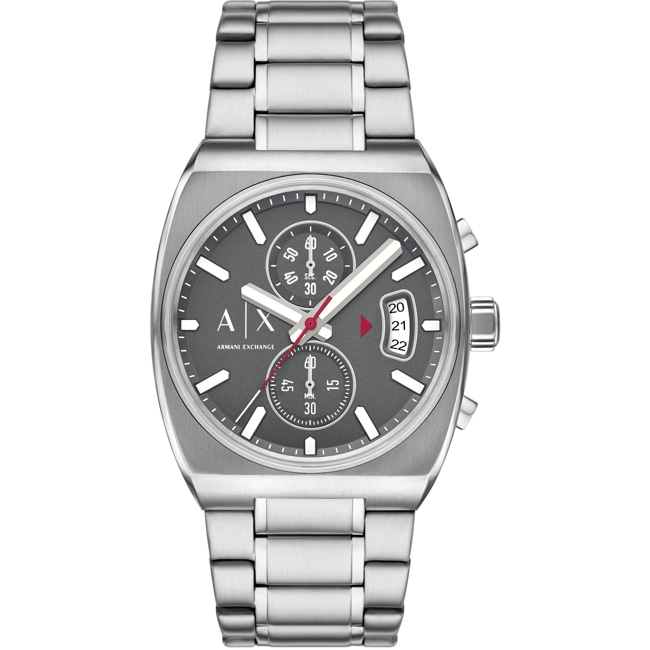 Armani Exchange Oliver Chronograph Silbrig / Grau - AX2820