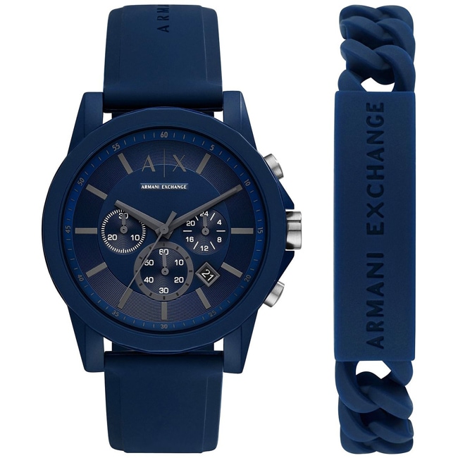 Armani Exchange Outerbanks Chronograph Set - AX7128