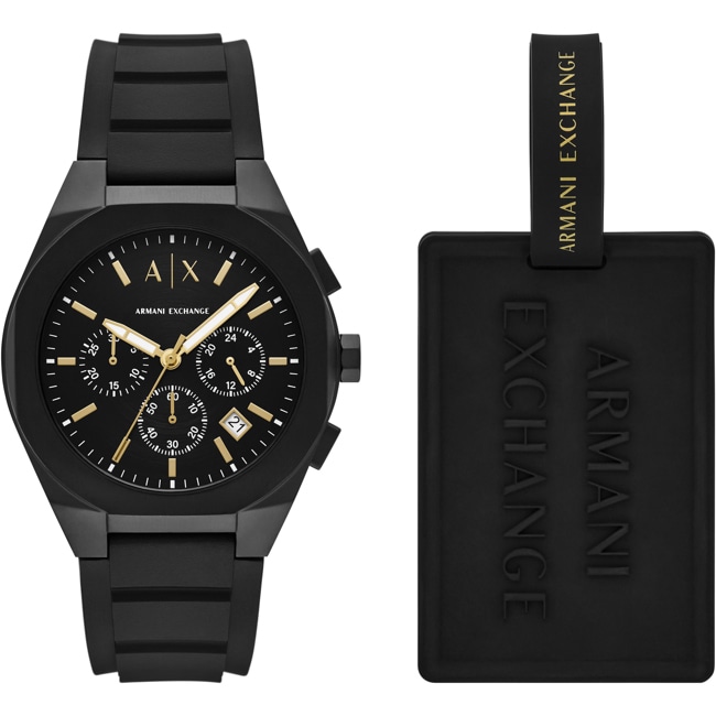 Armani Exchange Rafael Chronographe Noir 42mm Set Armani Exchange Rafael Chronographe Noir 42mm Set - AX7165SET